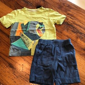 Tea Collection Short and Shirt Set